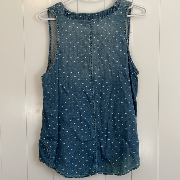 BDG PATTERNED DENIM TANK - Picture 5 of 5